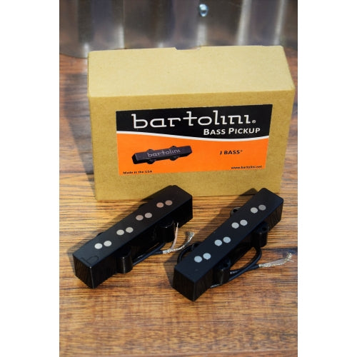 Bartolini B-Axis J44J L/S 4 String Hum Cancelling Jazz Bass Pickup 9 J Set Black