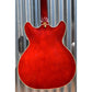 Washburn HB-35 Semi Hollow Guitar Wine Red & Hardshell Case HB35WRK  #1013