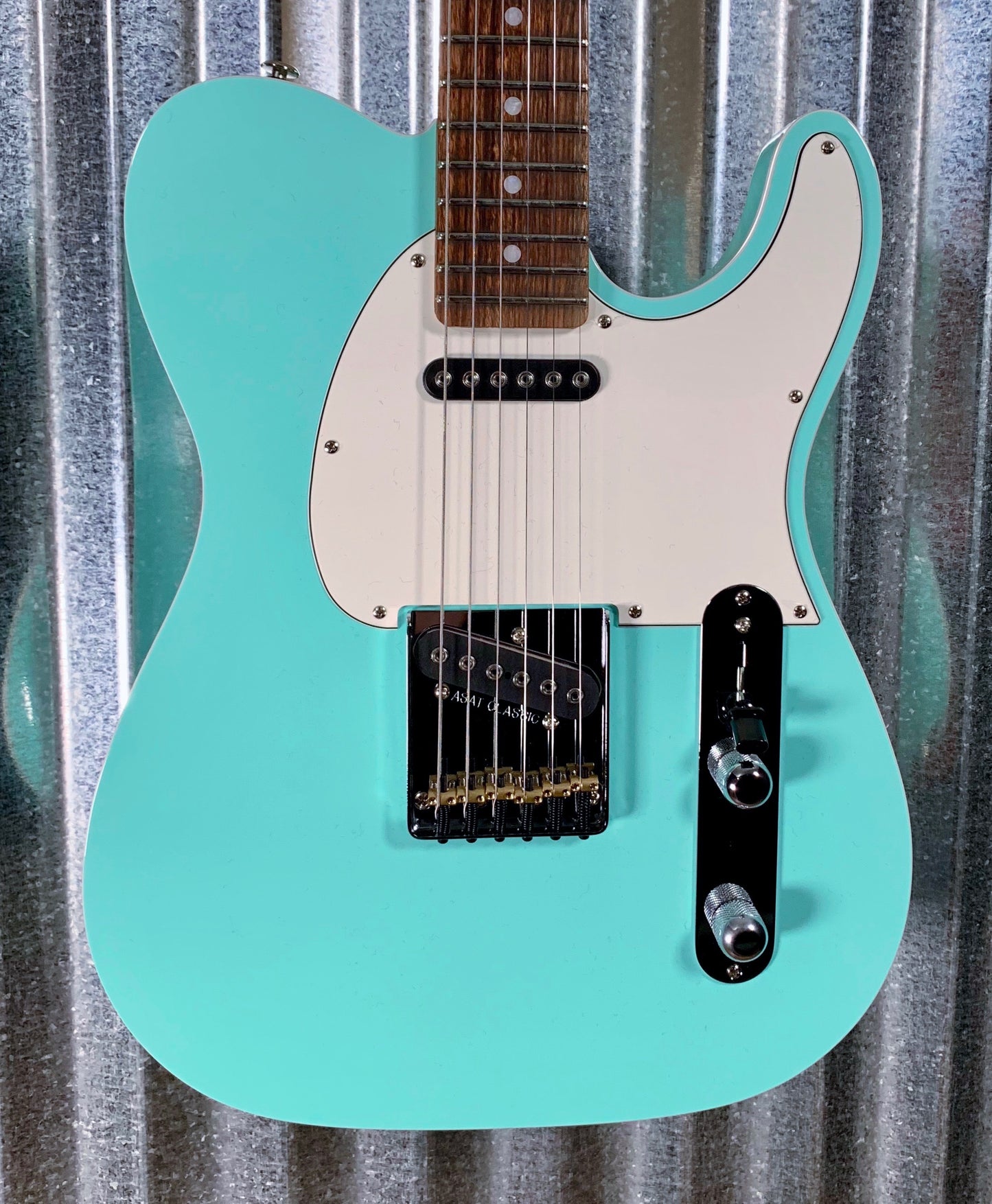 G&L USA Fullerton Custom ASAT Classic Surf Green Guitar & Case 2019 #2108