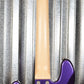 G&L USA JB-5 5 String Jazz Bass Royal Purple & Case JB5 #1210