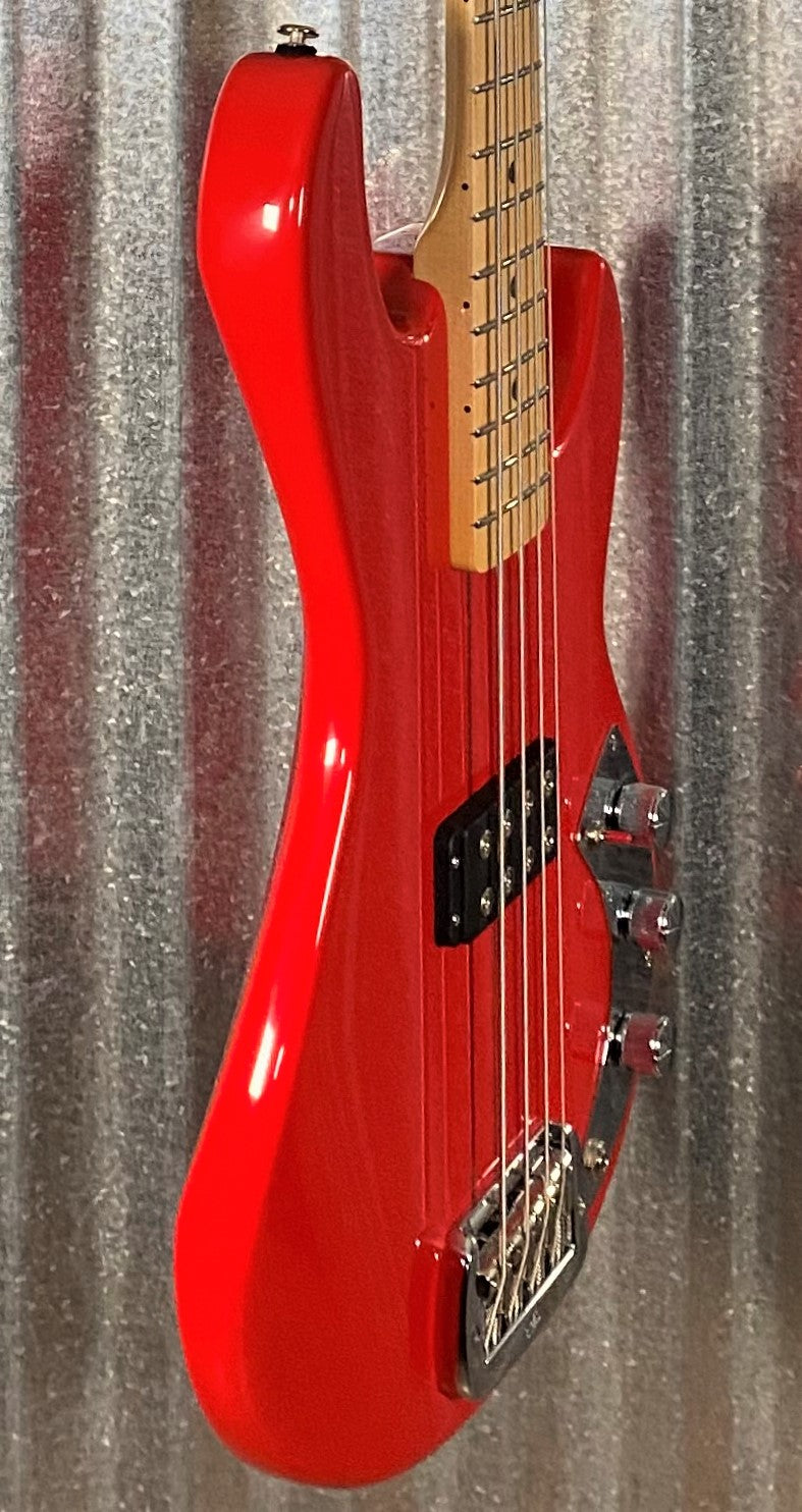 G&L USA CLF Research L-1000 4 String Bass Rally Red & Case 2019 #5174