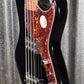 G&L Guitars Tribute Fallout Bass Short Scale 4 String Jet Black #0162 B Stock