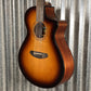 Breedlove Solo Pro Concert Cedar Edgeburst 12 String Acoustic Electric Guitar & Case #1382