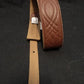 Levy's Leather DM1SG-BRN 2.5 Inch Gament Leather Guitar Strap Brown