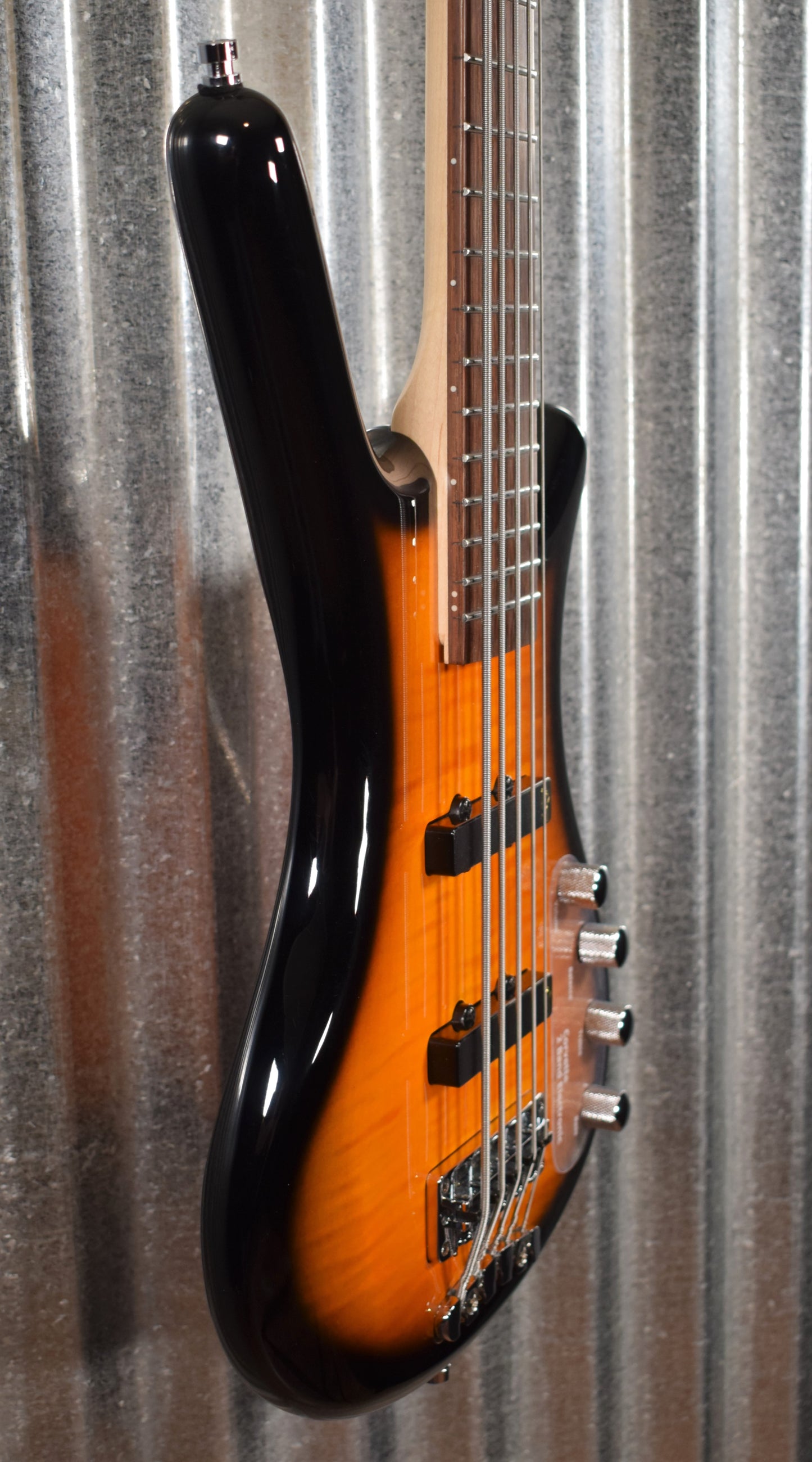 Warwick Rockbass Corvette Classic Almond Sunburst 5 String Bass & Bag #7317