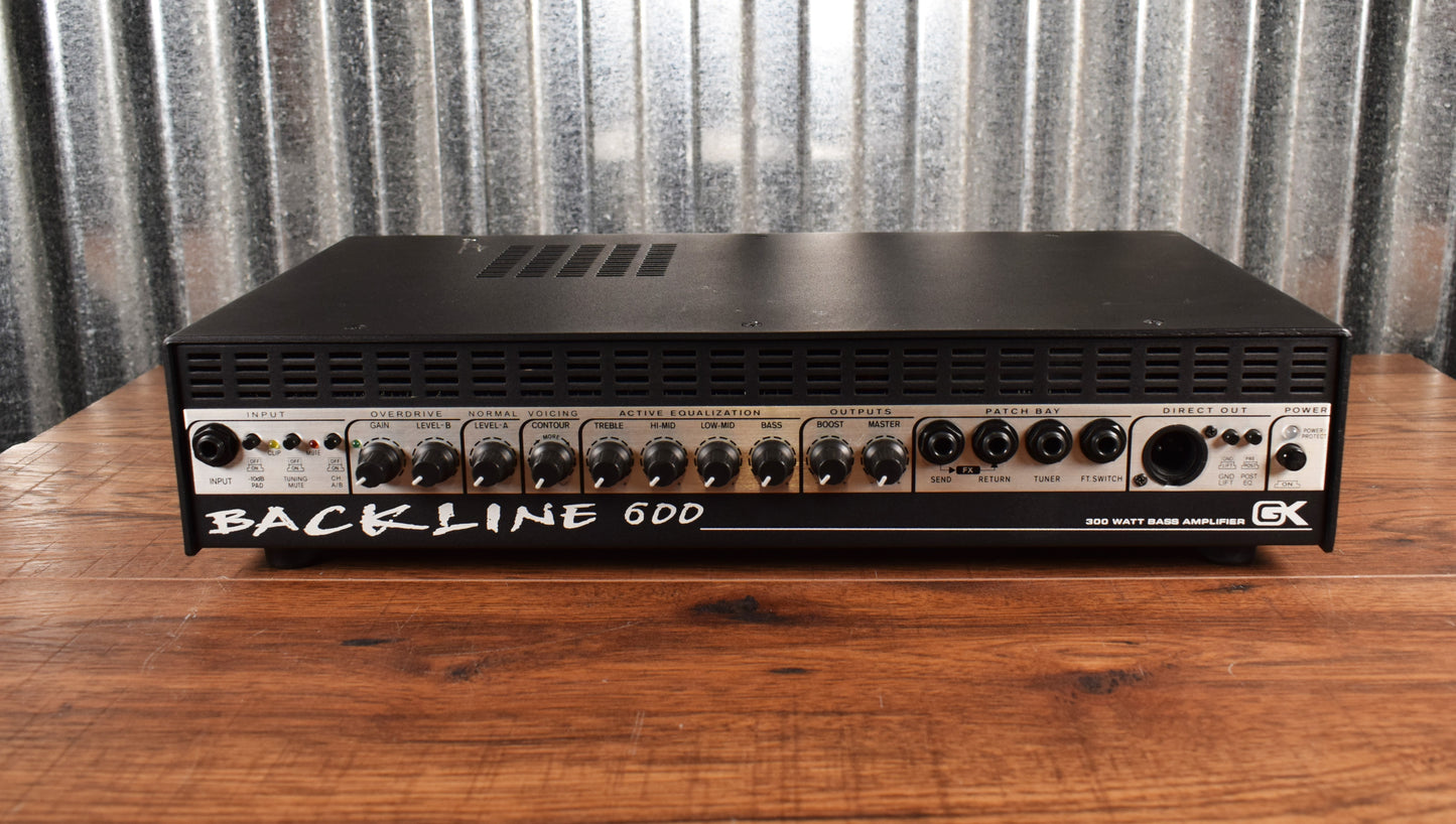 Gallien-Krueger GK Backline 600 300 Watt Bass Amplifier Head Used