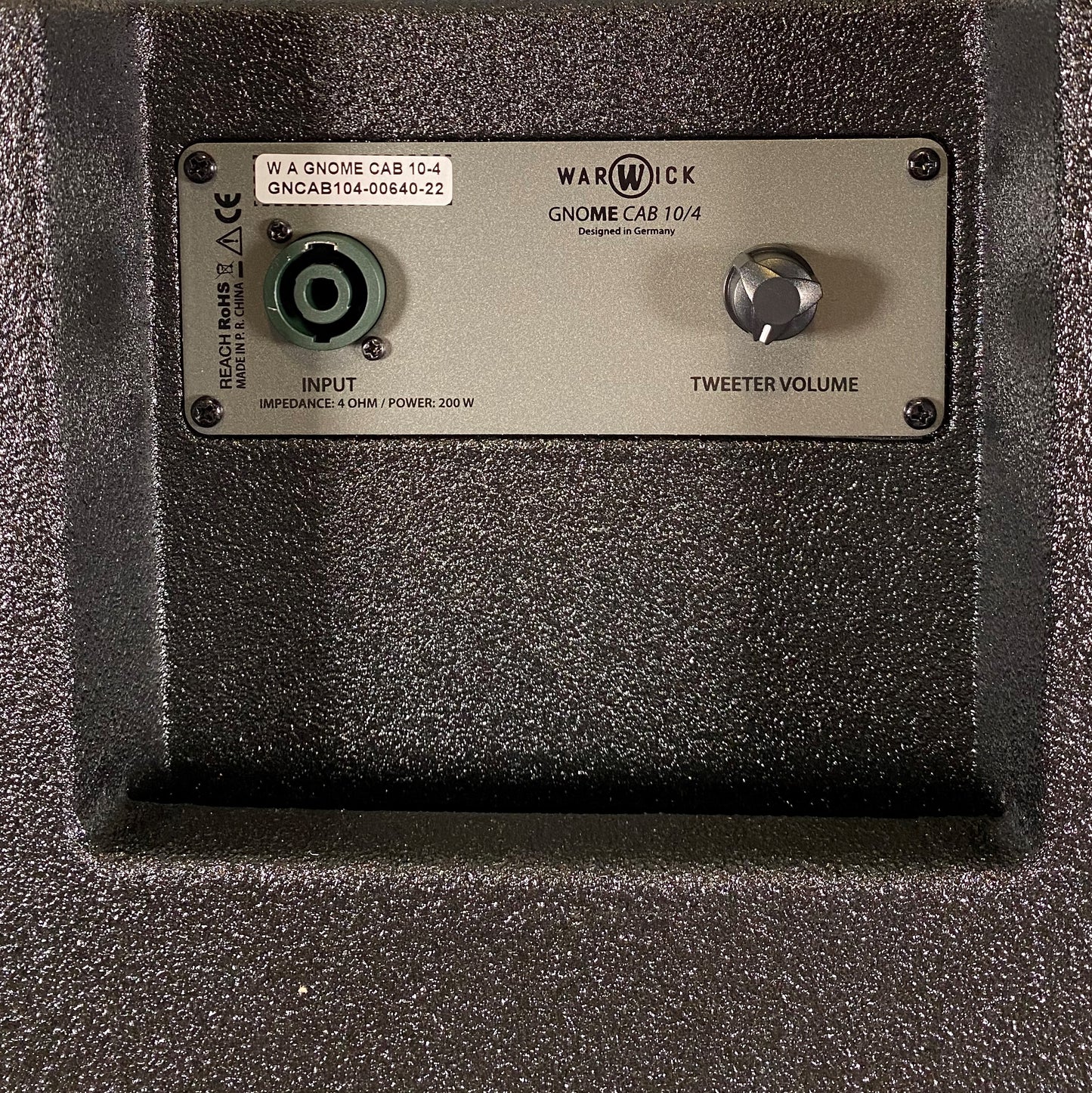 Warwick Gnome 10/4 1x10" 200 Watt 4 Ohm Bass Speaker Cabinet W A GNOME CAB