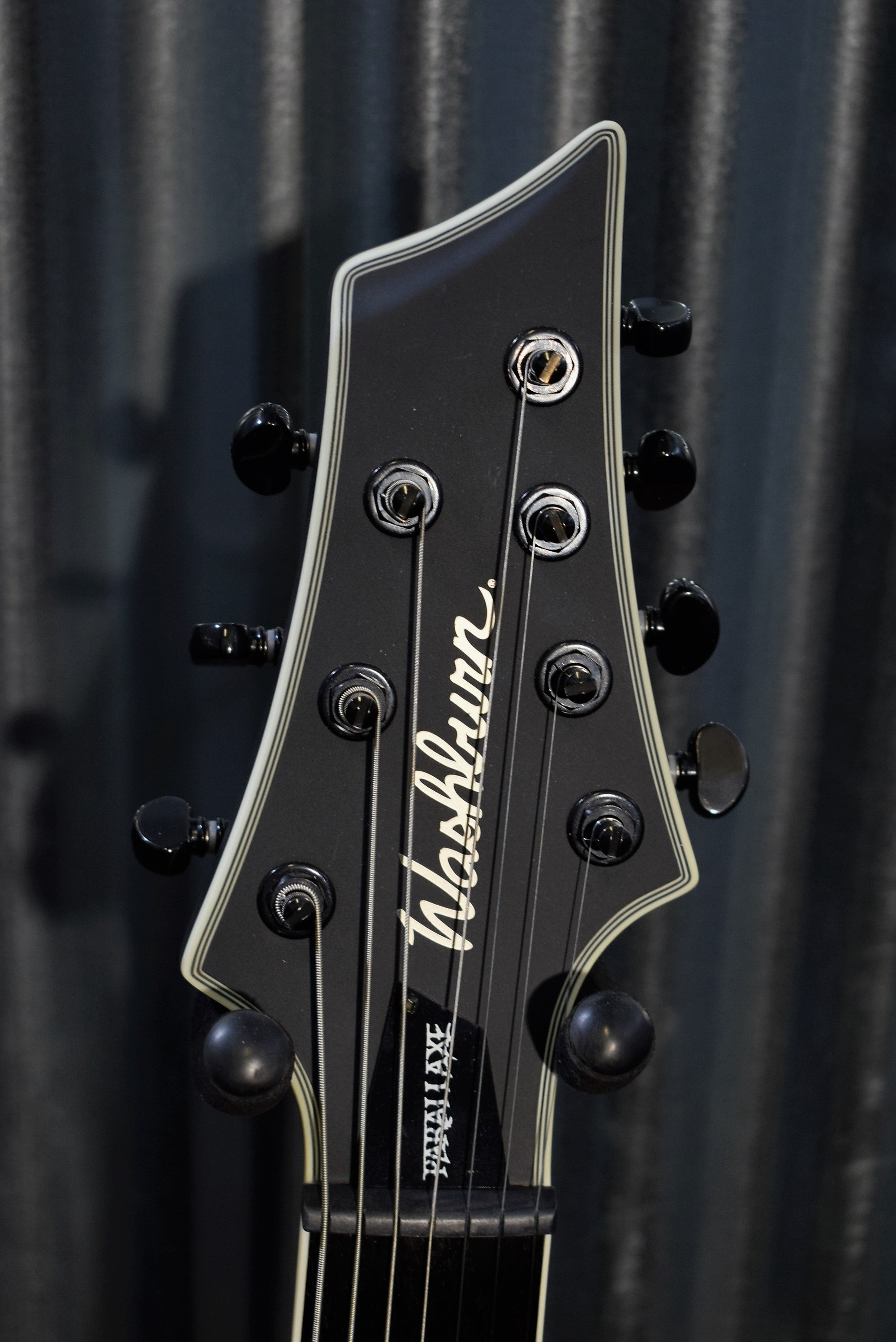 【あす楽対応】 Flame L27EC Parallax Washburn Trans String 7 Satin Black ギター