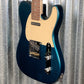 G&L USA 2023 Custom ASAT Classic Emerald Blue Metallic Guitar & Bag #1206 Used