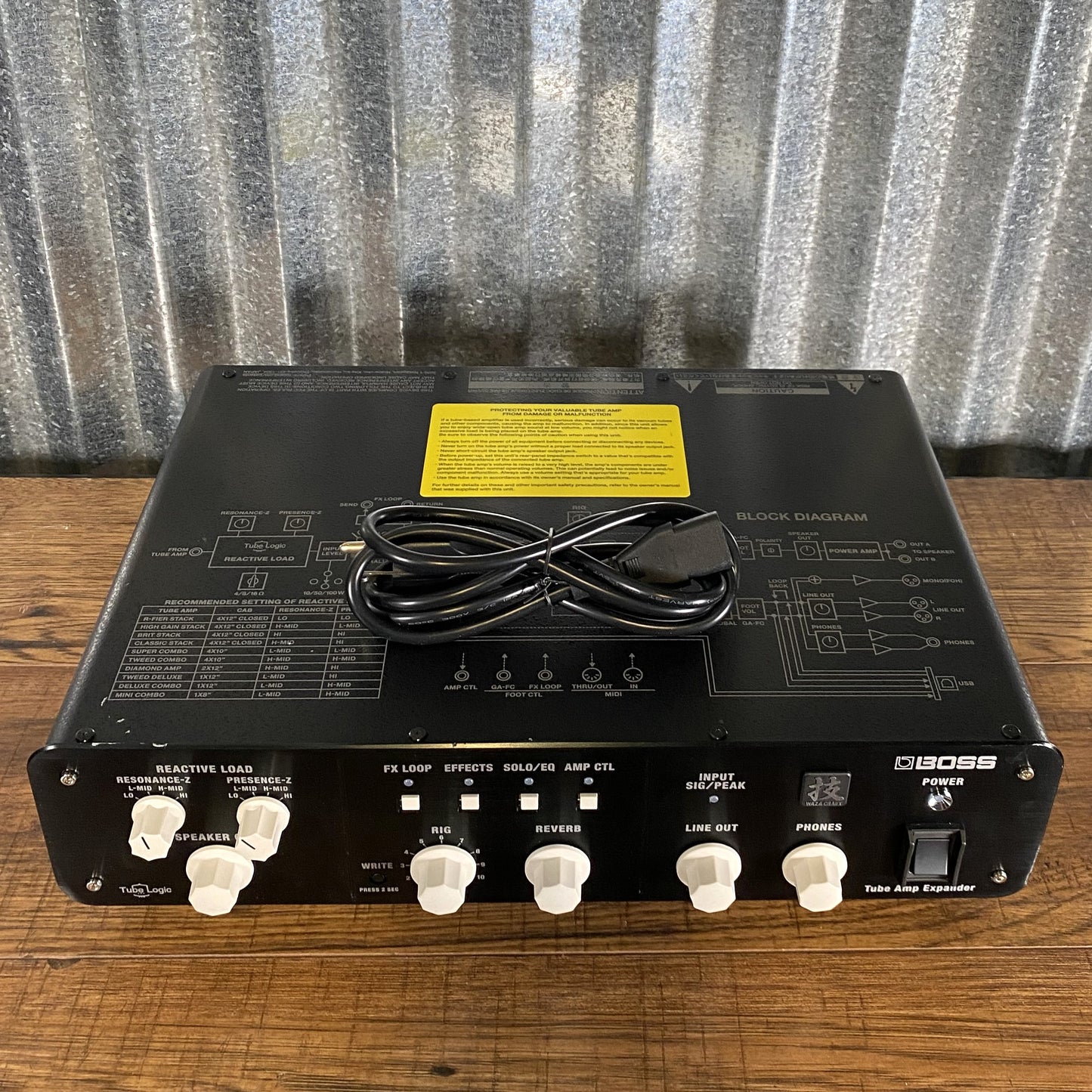 Boss Waza Tube Amp Expander Attenuator IR Interface 100 Watt Guitar Power Amplifier Used