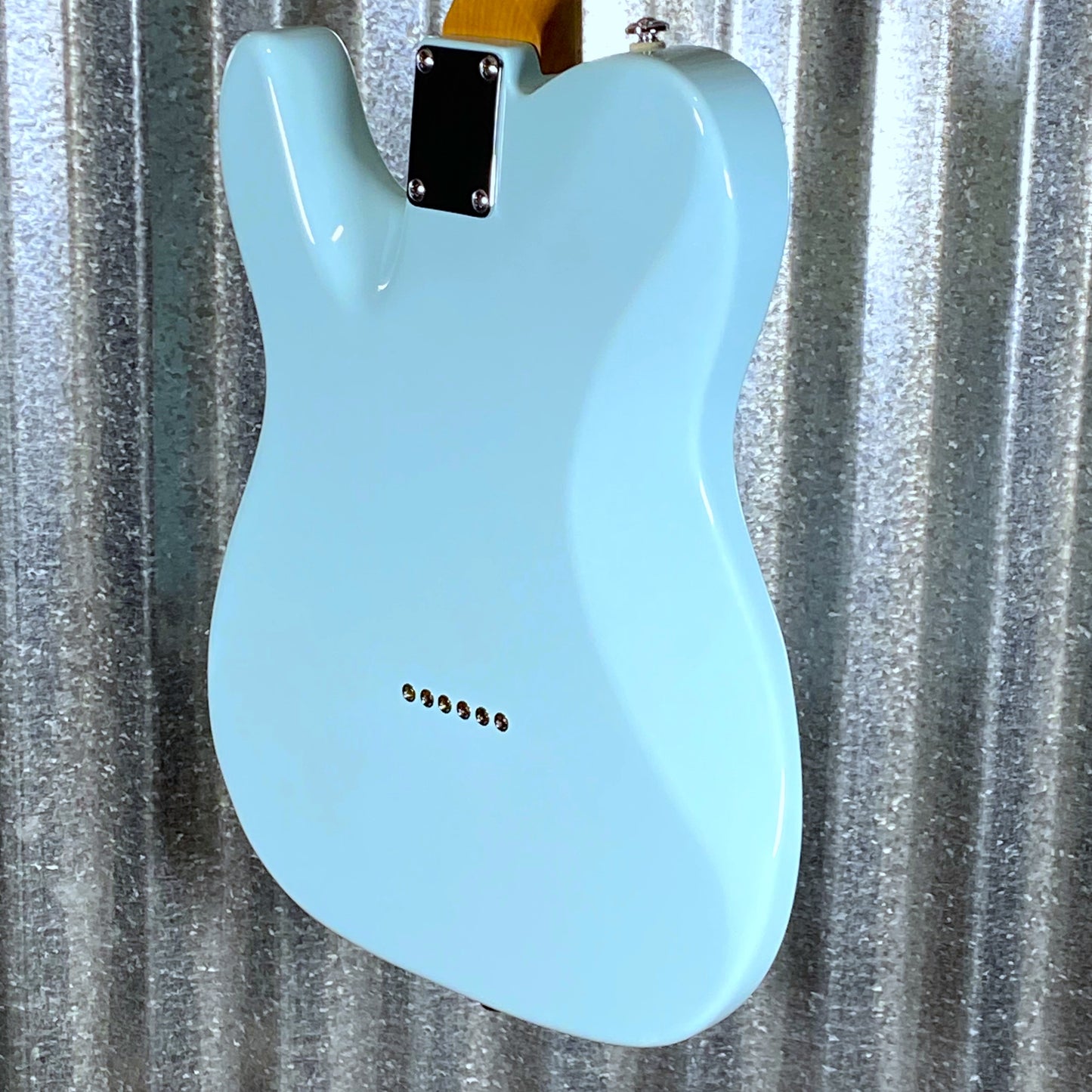 Musi Virgo Classic Telecaster Baby Blue Guitar #0629 Used