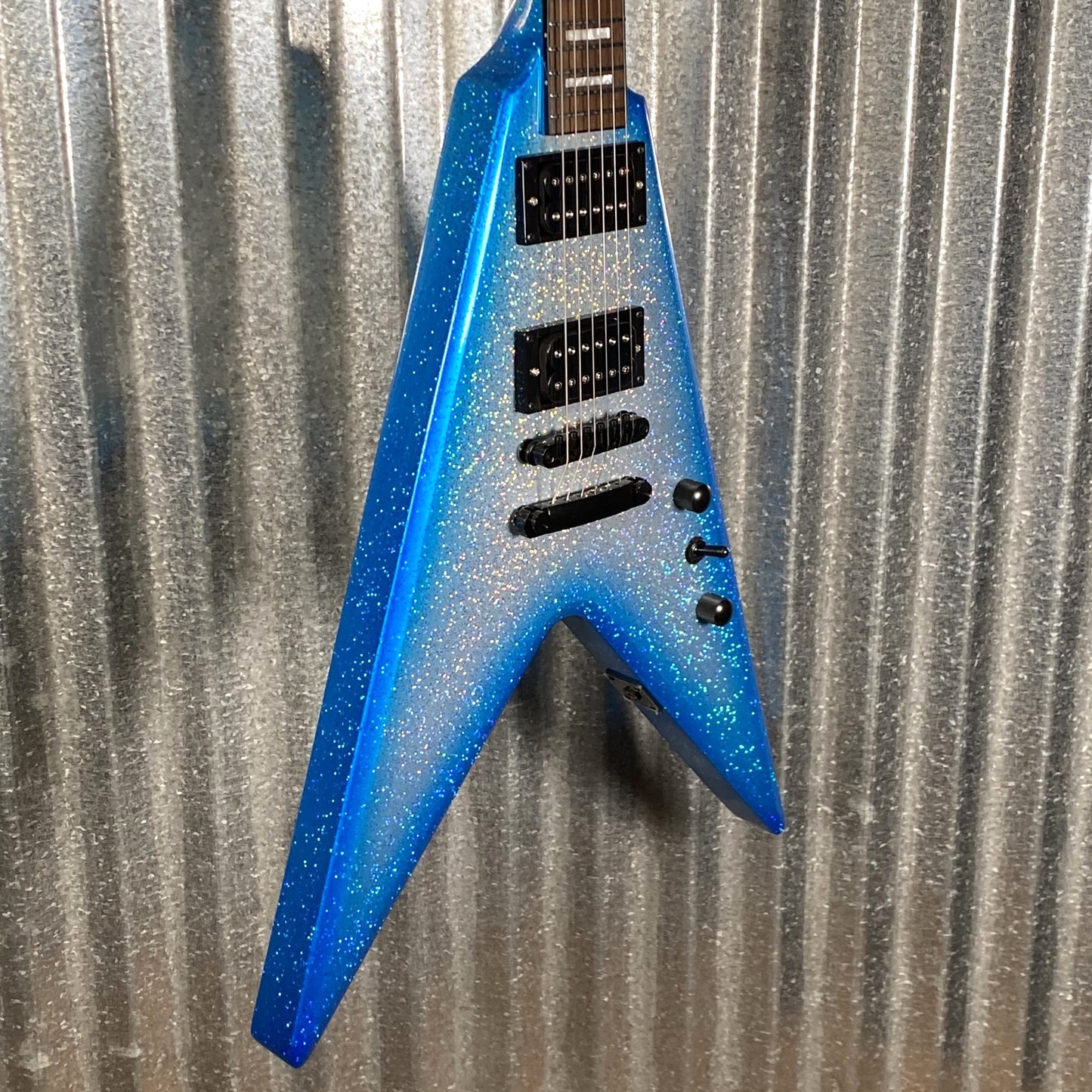 Westcreek Cerberus V Stardust Blue Guitar #0152 Used