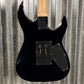 ESP LTD KH-202 Kirk Hammett Signature Gloss Black Guitar Left Hand #0444 Used