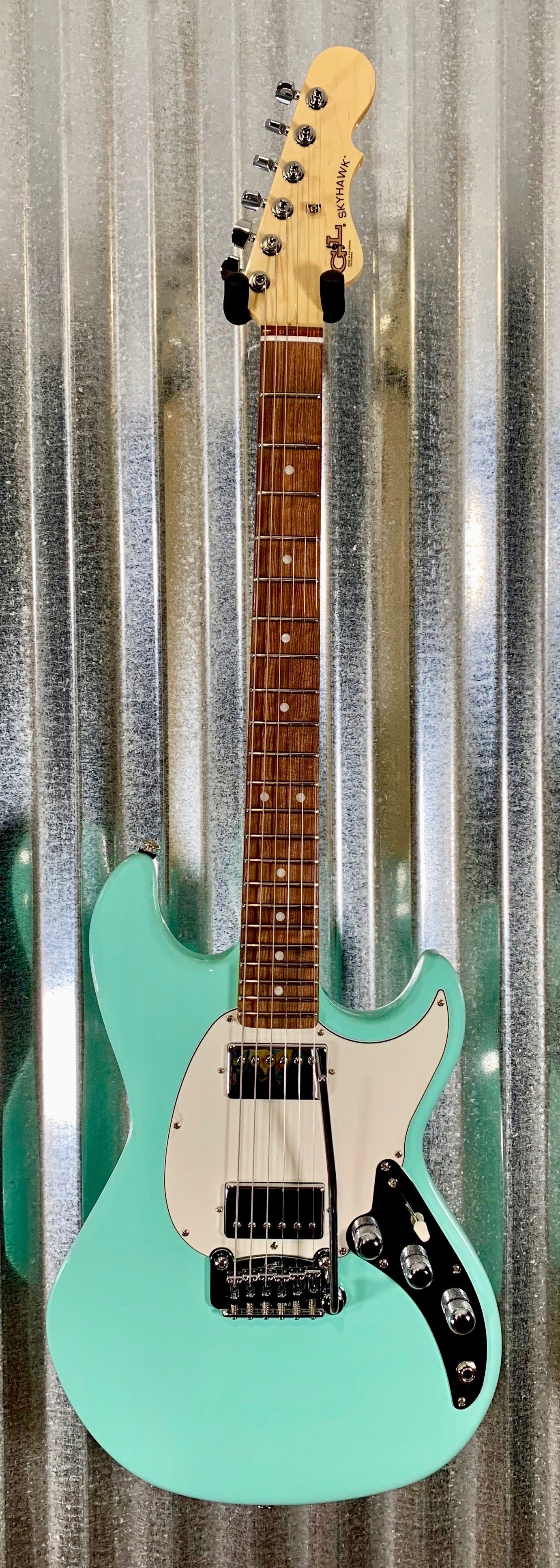 G&L USA Fullerton Deluxe Skyhawk Surf Green Guitar & Case 2019 #1178