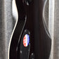 ESP LTD EC-1000 Piezo Bridge Quilt Top See Through Black Guitar EC1000PIEZOQMSTBLK #1983 B Stock