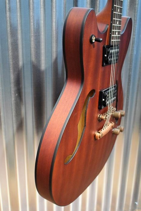 Washburn HB32DMK Distressed Matte Mahogony Semi Hollow Guitar #55