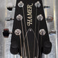Hamer Archtop Flame Trans Black Double Cut Guitar SATF-TBK #0927 Demo