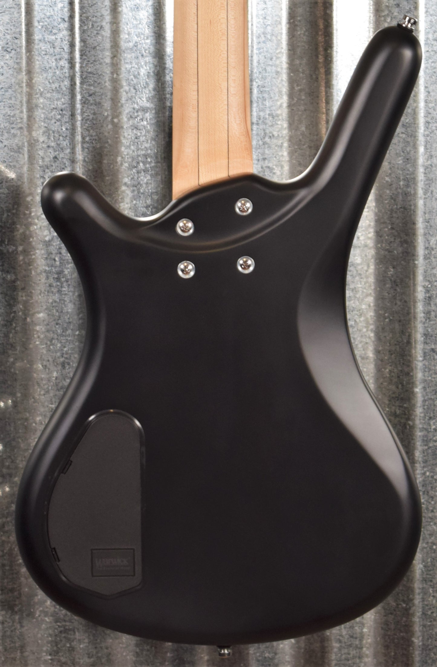 Warwick Rockbass Corvette Basic Satin Nirvana Black Active 8 String Bass & Bag #6420