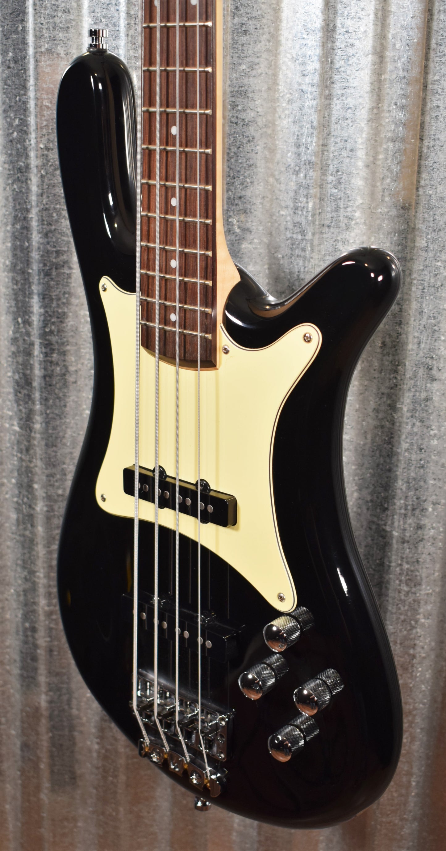 Warwick German Pro Series Streamer CV Classic Black 4 String Bass & Bag #6415 Demo
