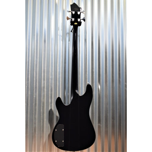 Hagstrom SUSWEB-BLK Super Swede Bass Gloss Back Bass Guitar & Case Demo #0230
