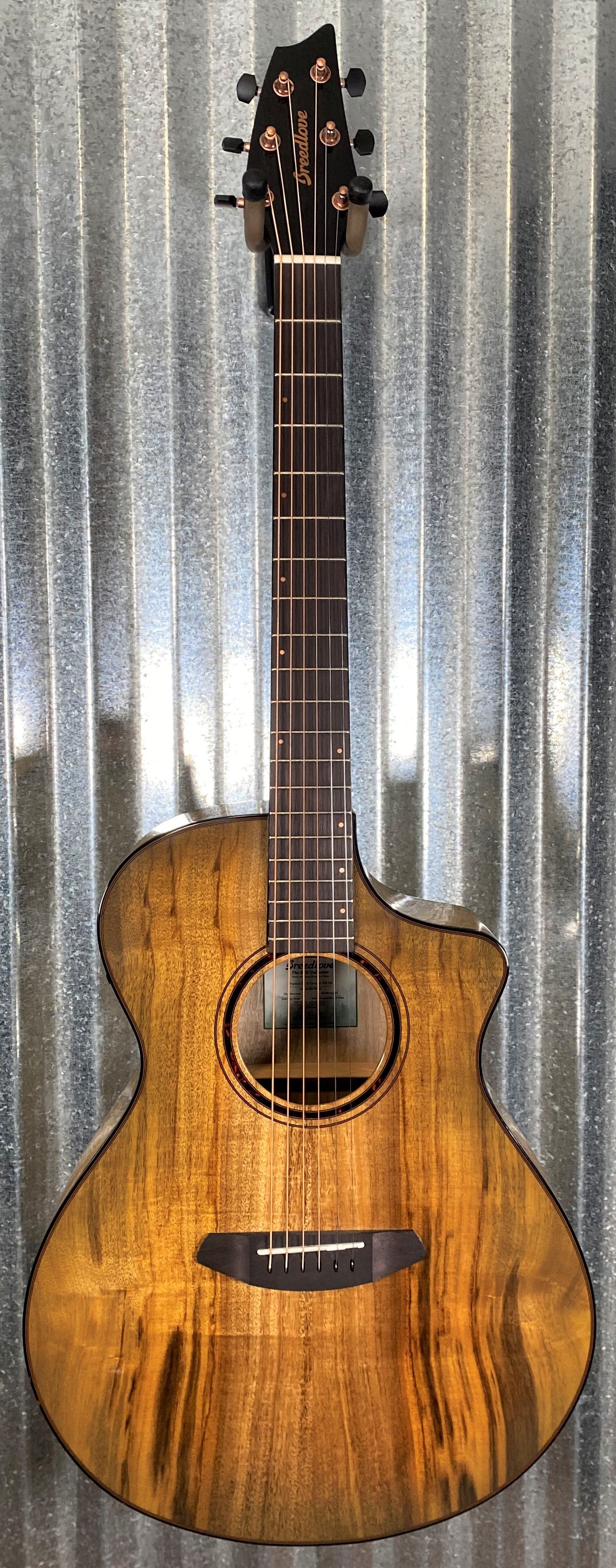 Breedlove Pursuit Exotic S Concert Sweetgrass CE Myrtlewood Acoustic Electric Guitar PSCN41CEMYMY#2233