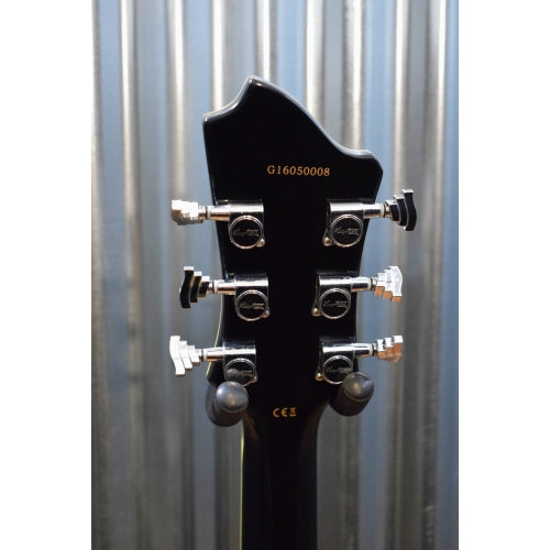 Hagstrom Super Swede F SUSWEF-L-CBB Cosmic Black Left Hand Semi-Hollow Guitar #0008