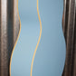 Ortega RGA-SKY Gaucho Nylon String Parlor Guitar Sky Blue Guitar & Bag #0094