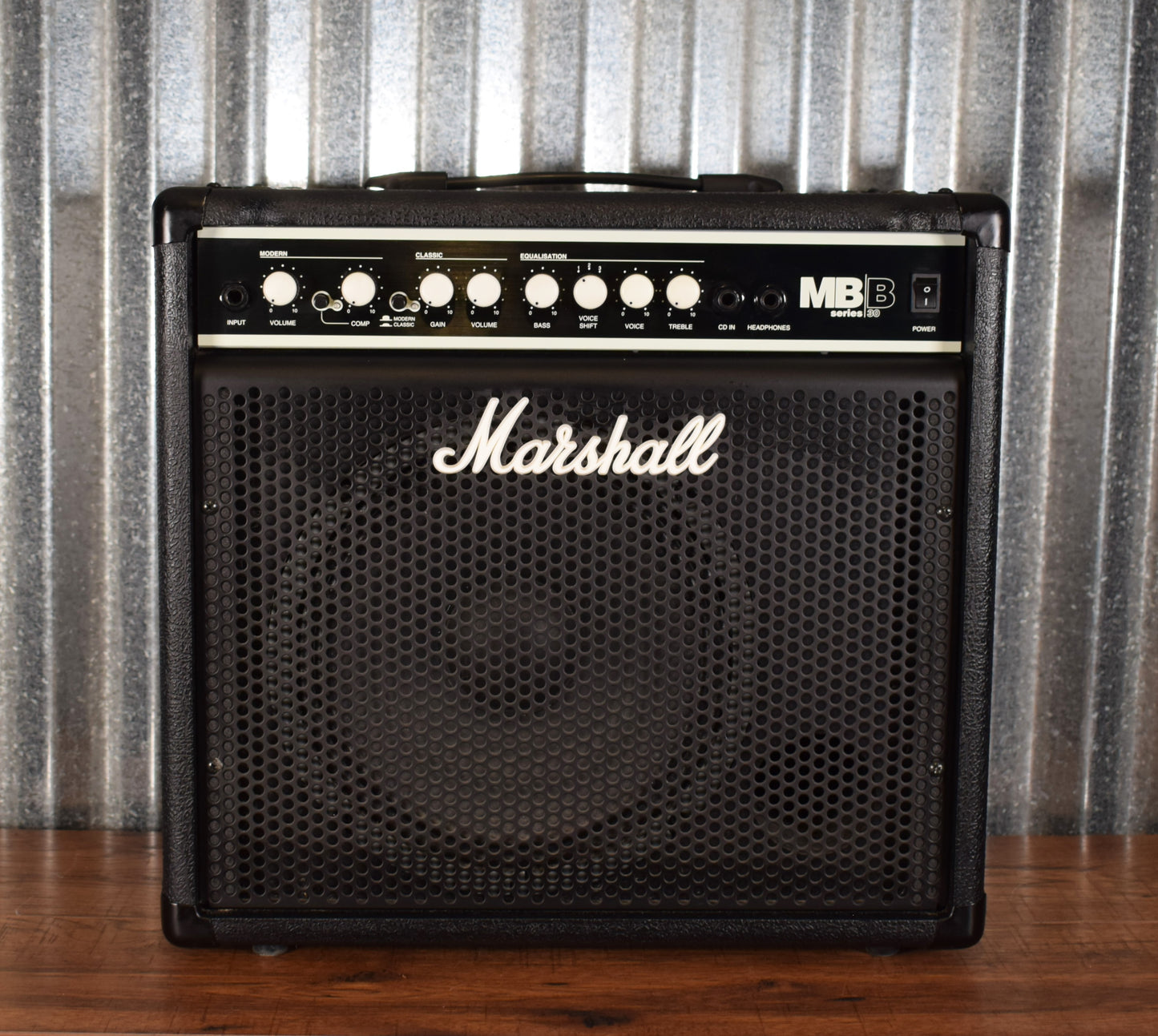 Marshall MB30 B Series 30 Watt 1x10" Two Channel Bass Combo Amplifier Used