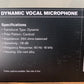 Stagg MD-007CRH Dynamic 50's 60's Style Microphone with ON/OFF Switch