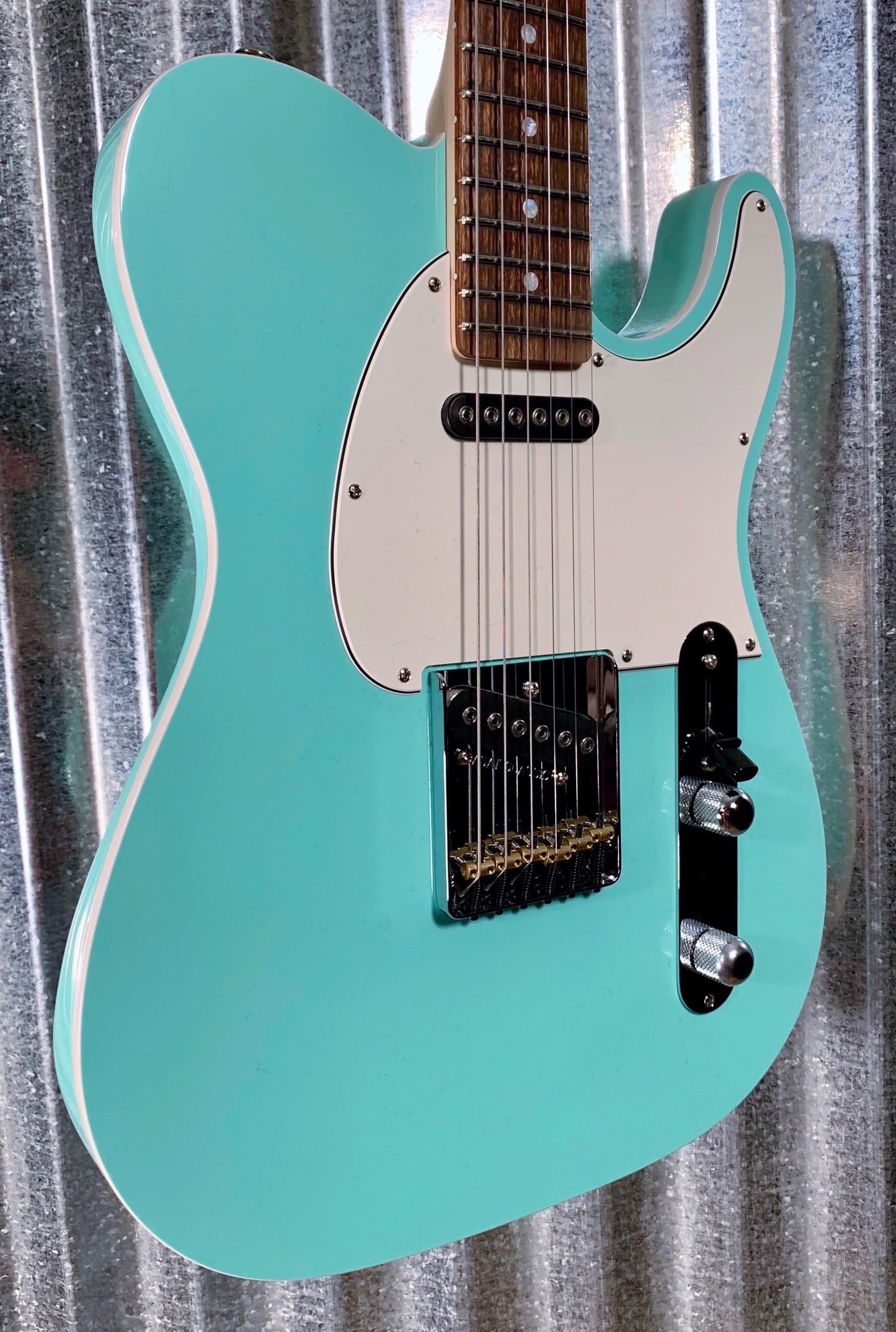 G&L USA Fullerton Custom ASAT Classic Surf Green Guitar & Case 2019 #2108