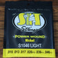 SIT Strings S1046 Light Power Wound Nickel Electric Guitar Strings 3 Pack