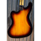 Fender Squier Vintage Modified Bass VI 3 Color Sunburst 6 String Bass & Bag Used