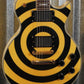 Epiphone 2004 Les Paul Custom Zakk Wylde Signature Antique Ivory Bullseye Guitar & Bag #2423 Used