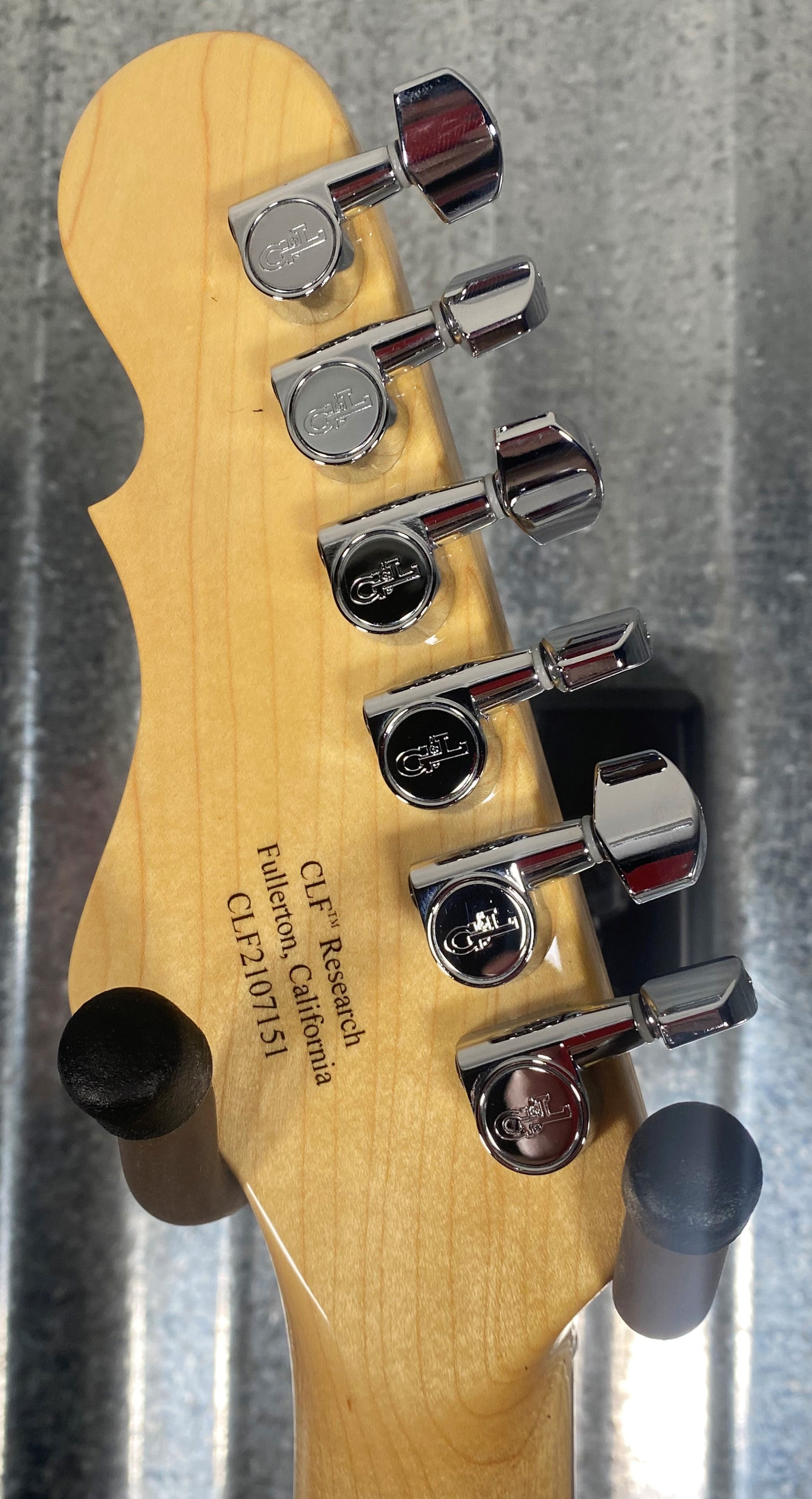 G&L USA CLF Research Doheny V12 Pharaoh Gold Guitar & Case