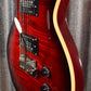 Hamer Archtop Flame Dark Cherry Wilkinson Tremolo Electric Guitar SATFW-DCB #1087