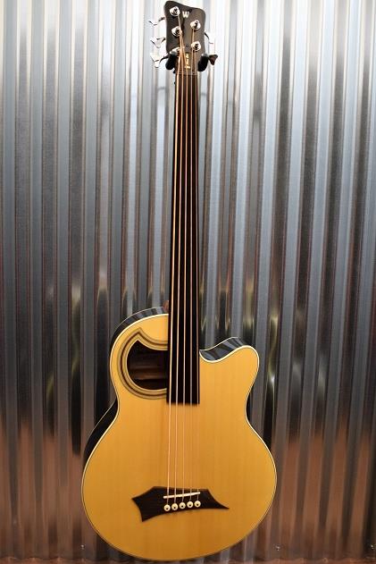 Warwick Rockbass Alien Standard 5 String Fretless Acoustic Electric Bass #5815