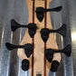 ESP LTD STREAM-1005 Flame Honey Natural EMG 5 String Bass & Case #0523 Used