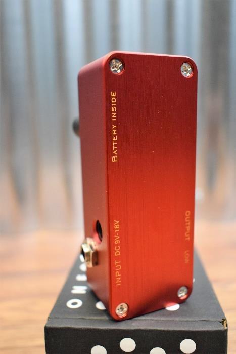 One Control BJF Strawberry Red Overdrive Guitar Effect Pedal