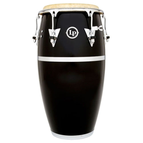 LP Latin Percussion Original 12 1/2" Fiberglass Tumba Black Chrome LP252X-1BK