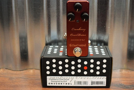 One Control BJF Cranberry Limited Edition Overdrive Guitar Effect Pedal