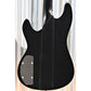 Hagstrom SUSWEB-BLK Super Swede Bass Gloss Back Bass Guitar & Case Demo #0230