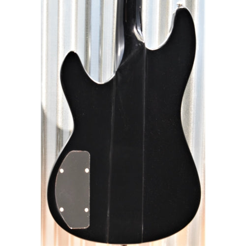 Hagstrom SUSWEB-BLK Super Swede Bass Gloss Back Bass Guitar & Case Demo #0230
