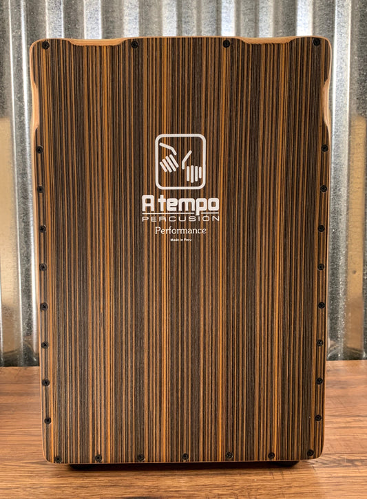 Atempo Percussion CJ-PERF-02 Java Stripe Performance Series Cajon & Bag