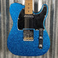 Fender J Mascis Telecaster Bottle Rocket Blue Flake Guitar & Bag #0050 Used
