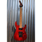 ESP LTD M-200FM See Thru Red Flame Top Guitar LM200FMSTR #1230 Demo
