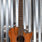 Ortega D3C-5 Acoustic Electric 5 String Fretted Cutaway Bass & Bag #6638