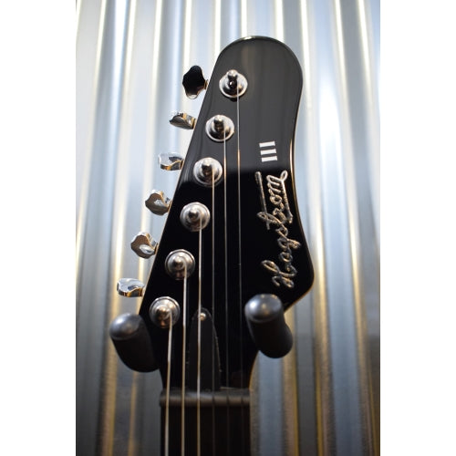 Hagstrom Guitars RetroScape Series H-III H3-BLK Gloss Black Guitar & Case #345