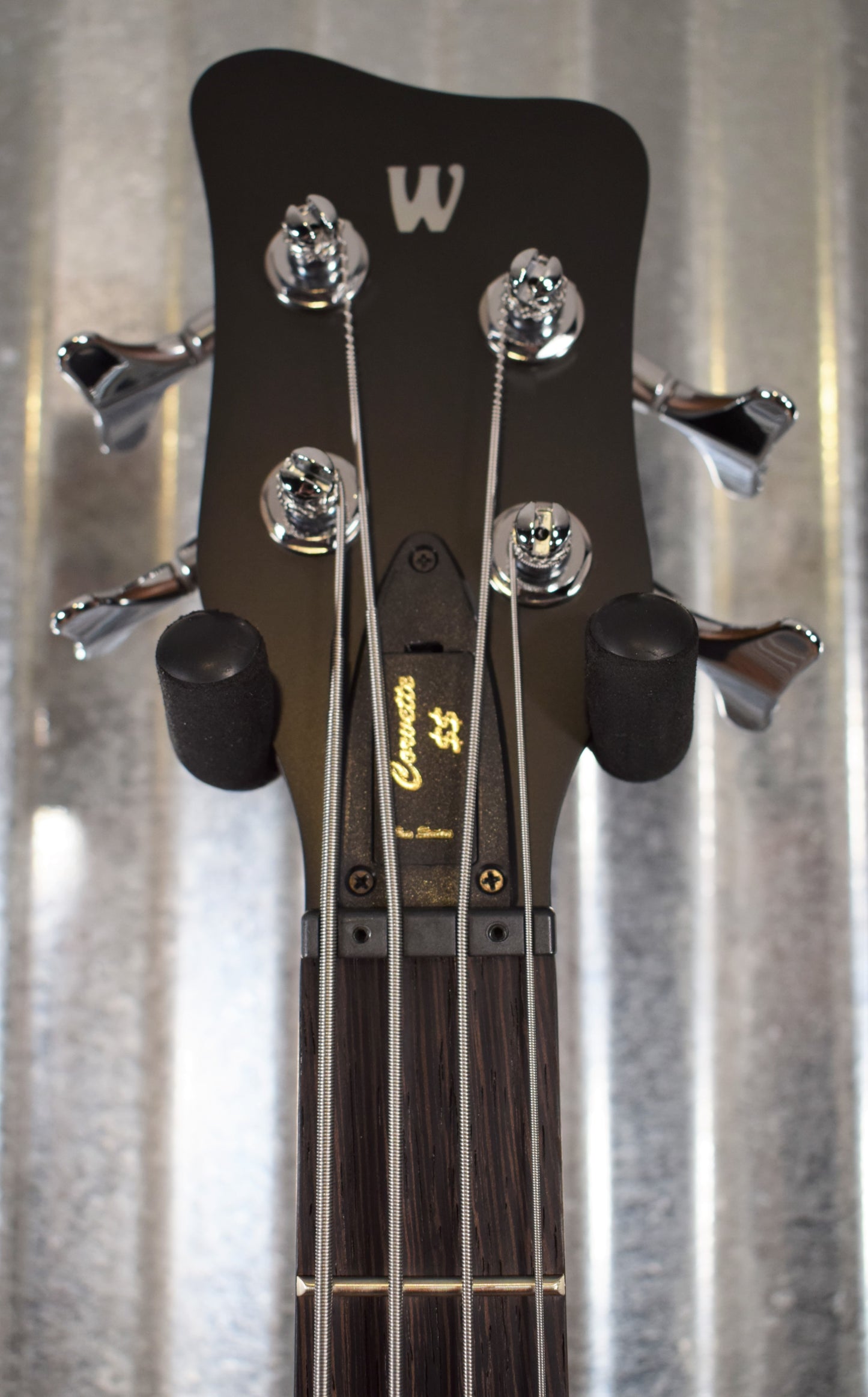Warwick German Pro Series Corvette $$ Double Buck Natural 4 String Bass & Bag #4619