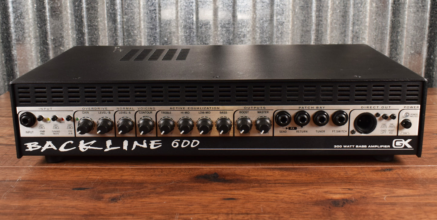 Gallien-Krueger GK Backline 600 300 Watt Bass Amplifier Head Used