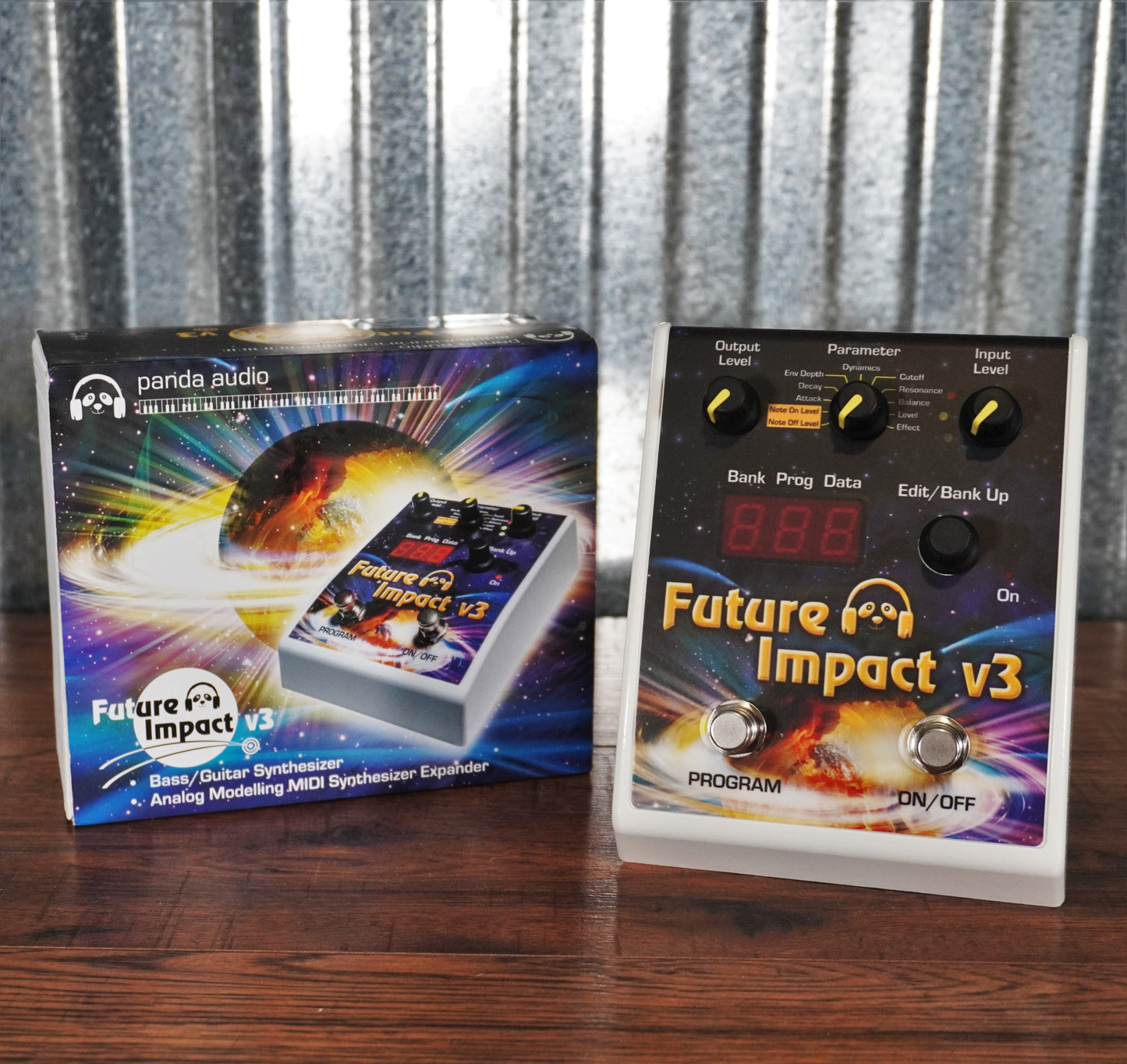 Panda Audio Future Impact 3 Guitar & Bass Synthesizer Effect Pedal Used